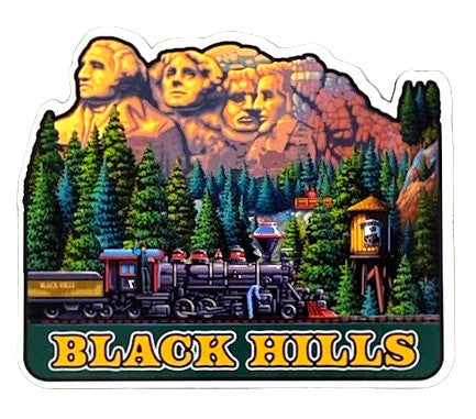 Black Hills Train Magnet