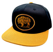 Buffalo Roam Black/Gold Flatbill Cap