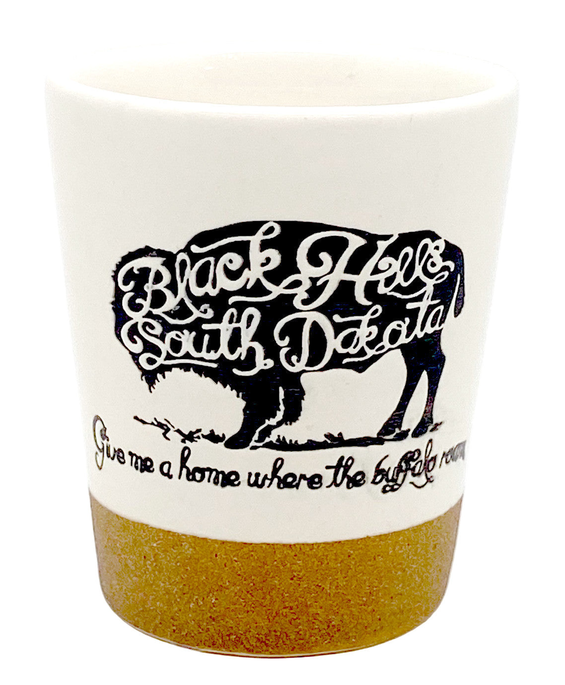 Black Hills Buffalo Roam Sandy Shot Glass
