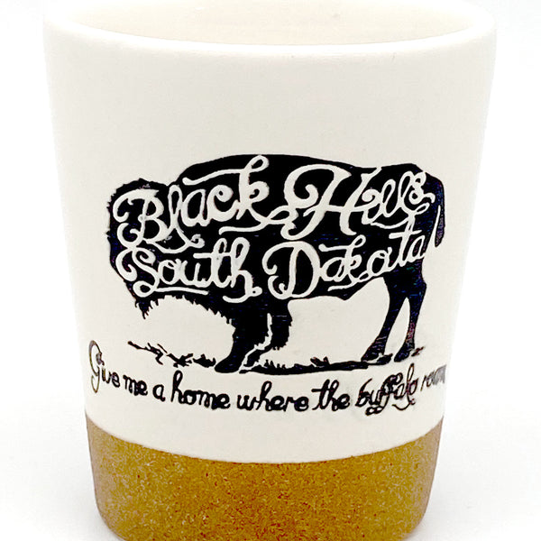 Black Hills Buffalo Roam Sandy Shot Glass