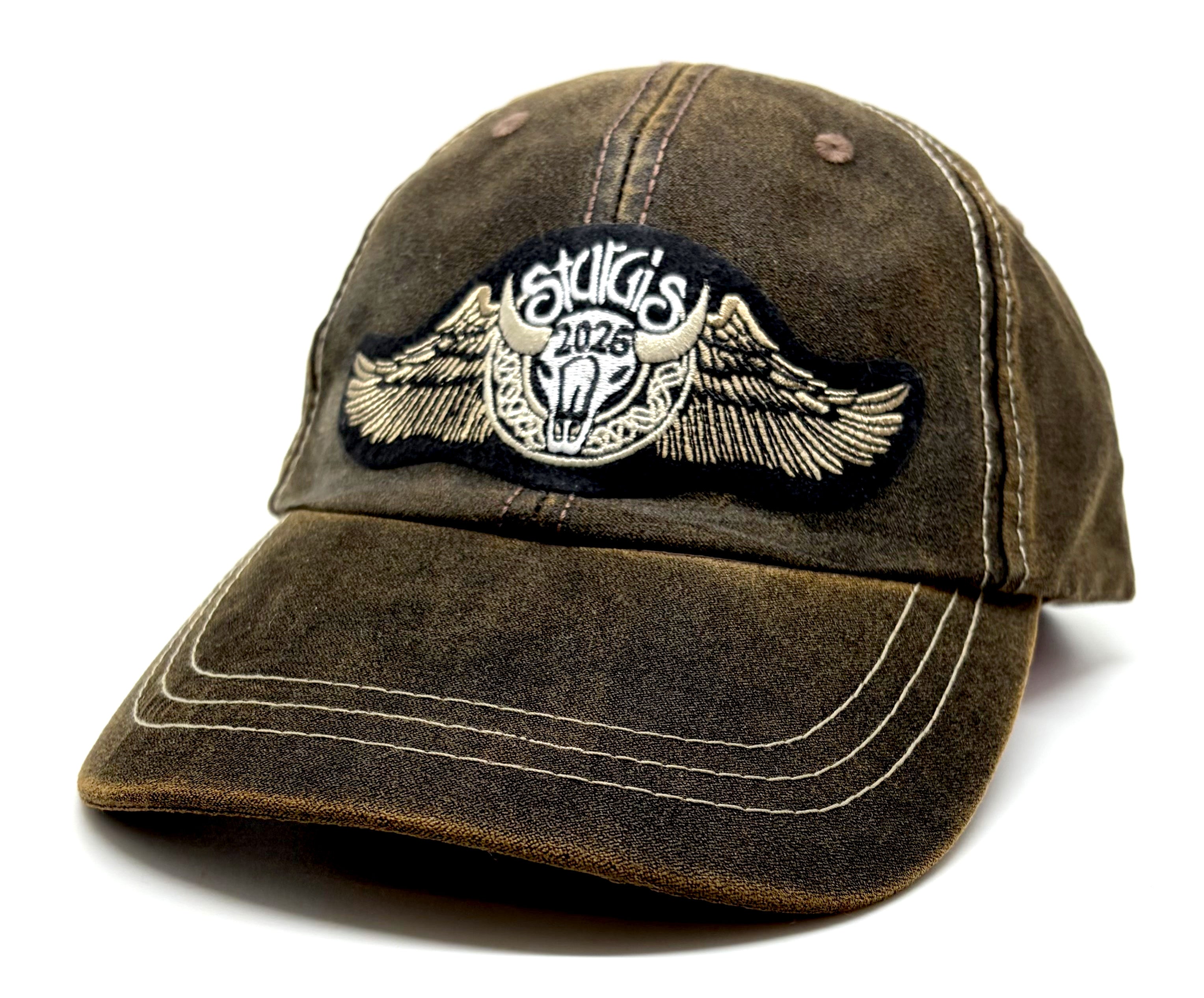 Sturgis Buffalo Wing Brown Low Crown Cap - 2026