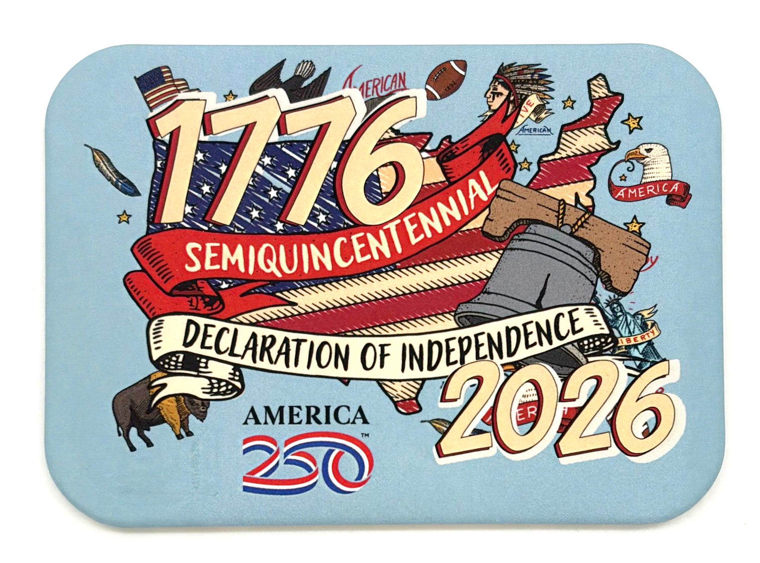 Doodle 250th Magnet