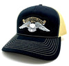 Sturgis Eagle Wing Black/Gold Trucker Cap - 2025
