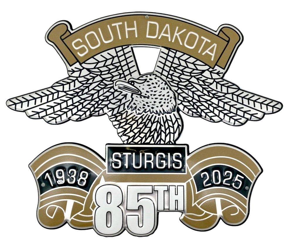 Eagle Wing Metal Sign - 2025