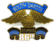 Sturgis Eagle Wing Metal Sign - 2026
