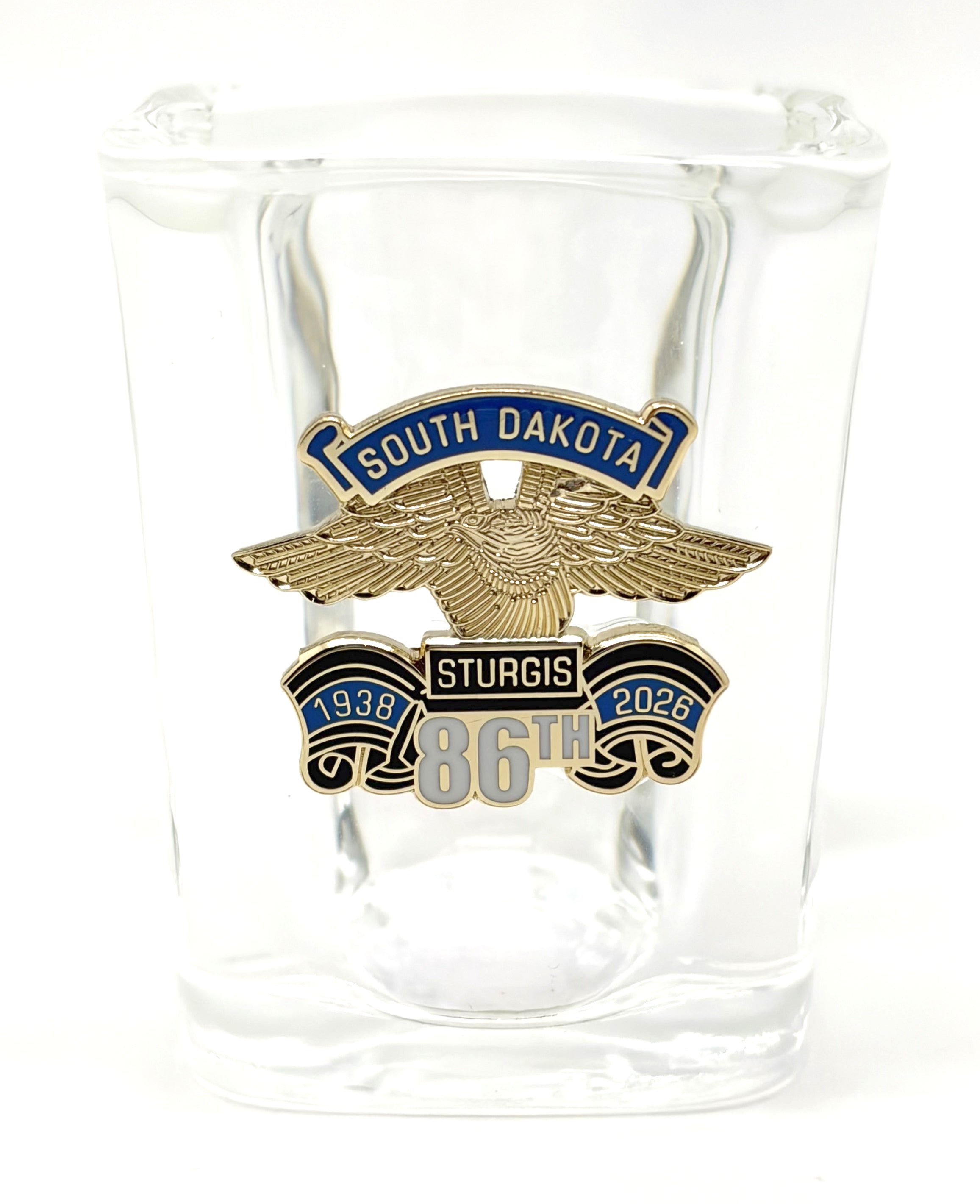 Sturgis Eagle Wing Square Shot Glass - 2026