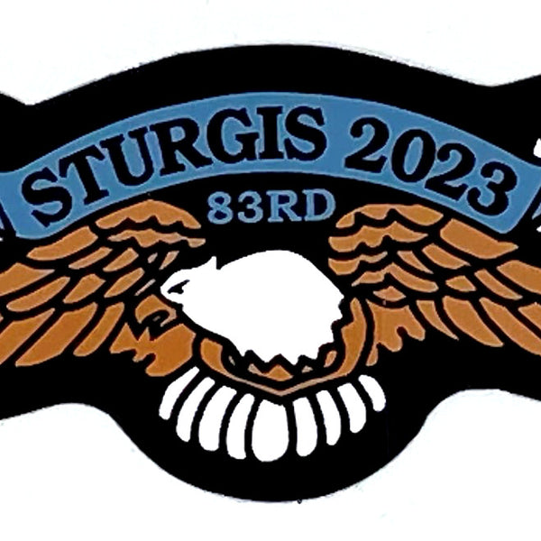 Sturgis Eagle Wing Sticker - 2023
