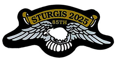 Sturgis Eagle Wing Sticker - 2025