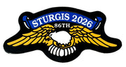 Sturgis Eagle Wing Sticker - 2026
