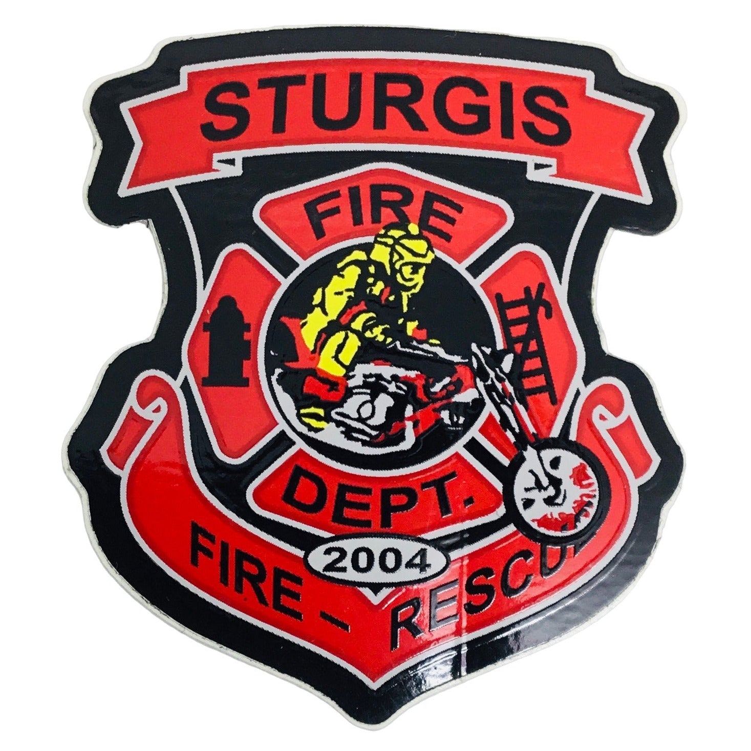 Sturgis Fire Department Sticker - 2004 – Sturgis Tees