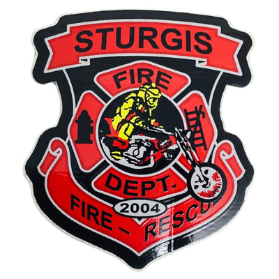Sturgis Fire Department Sticker - 2004