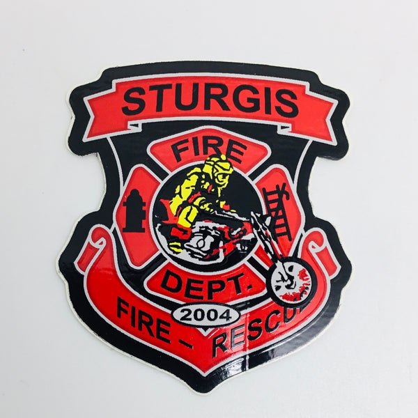 Sturgis Fire Department Sticker - 2004