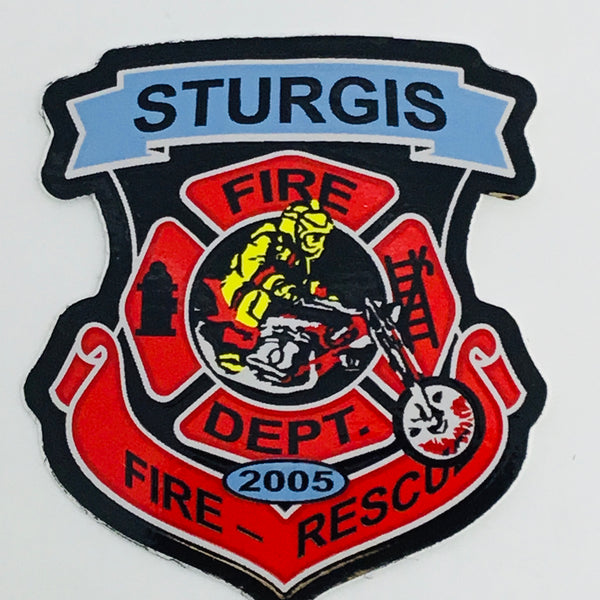 Sturgis Fire Department Sticker - 2005