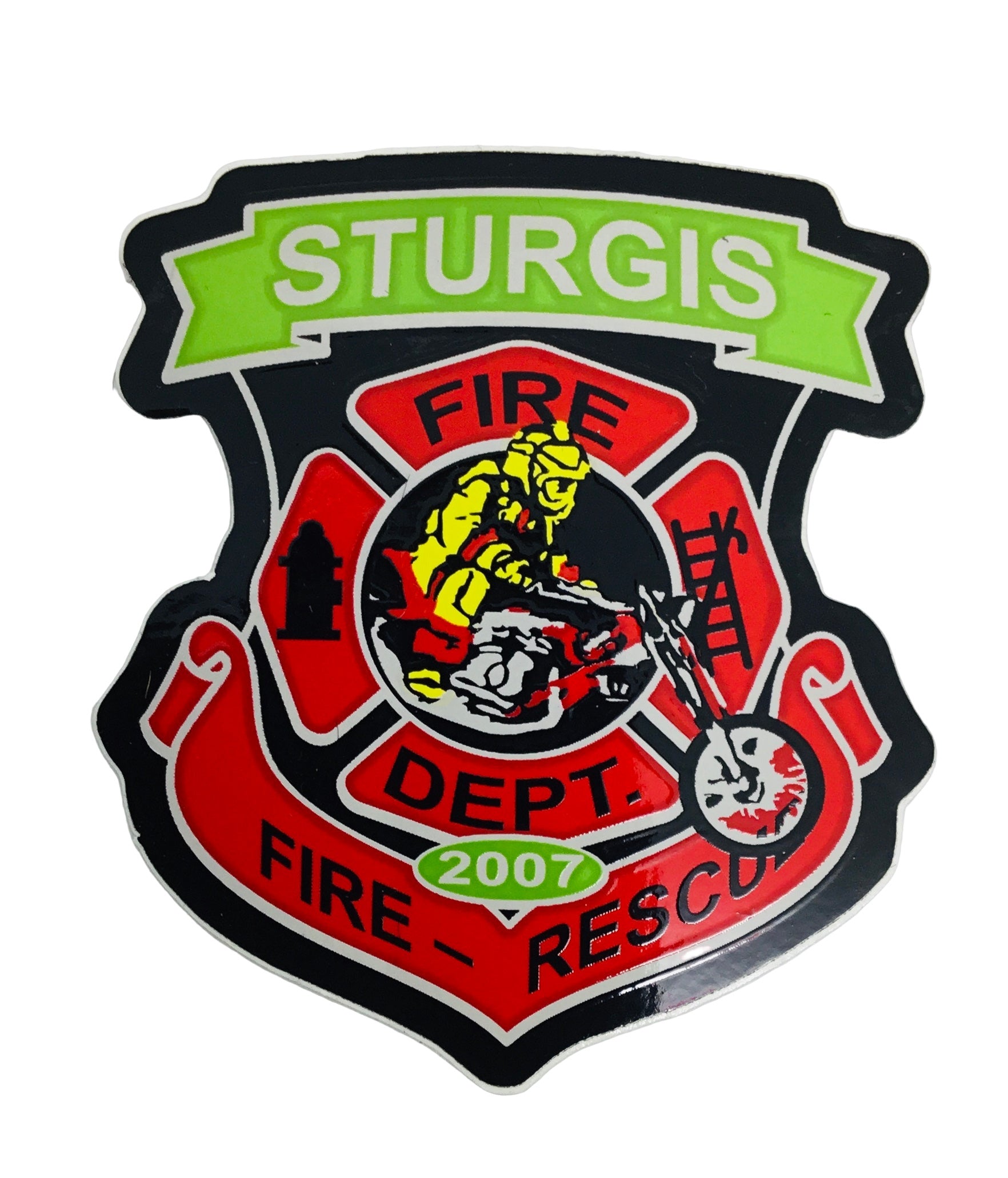 Sturgis Fire Department Sticker - 2007 – Sturgis Tees