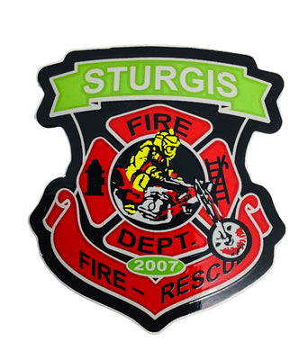 Sturgis Fire Department Sticker - 2007