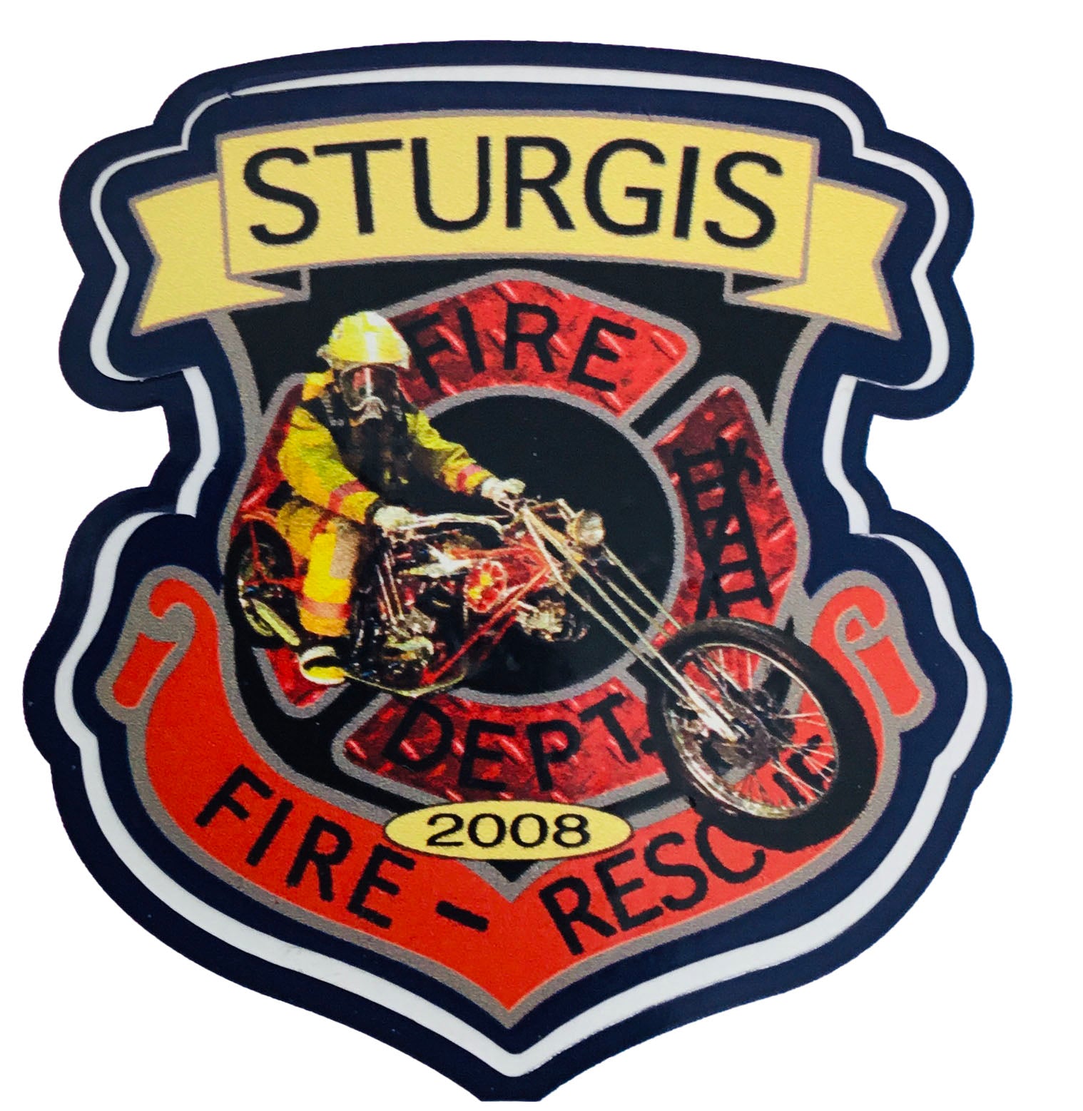 Sturgis Fire Department Sticker - 2008