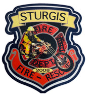 Sturgis Fire Department Sticker - 2008
