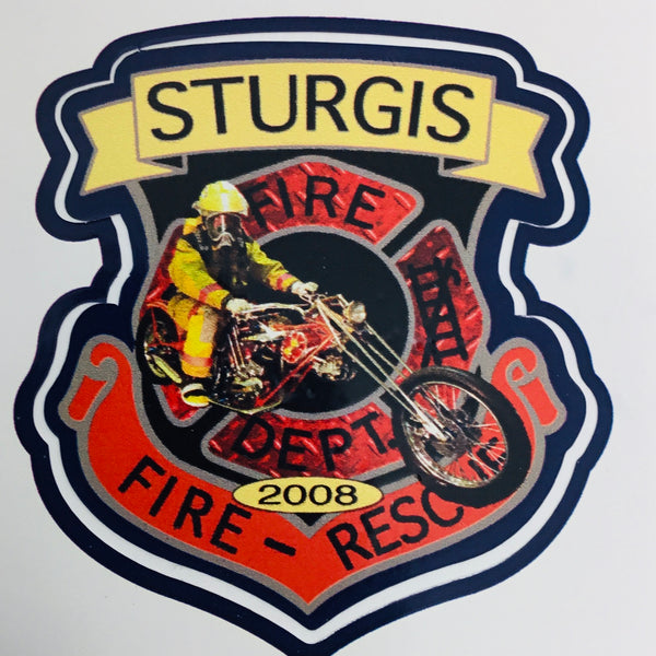 Sturgis Fire Department Sticker - 2008