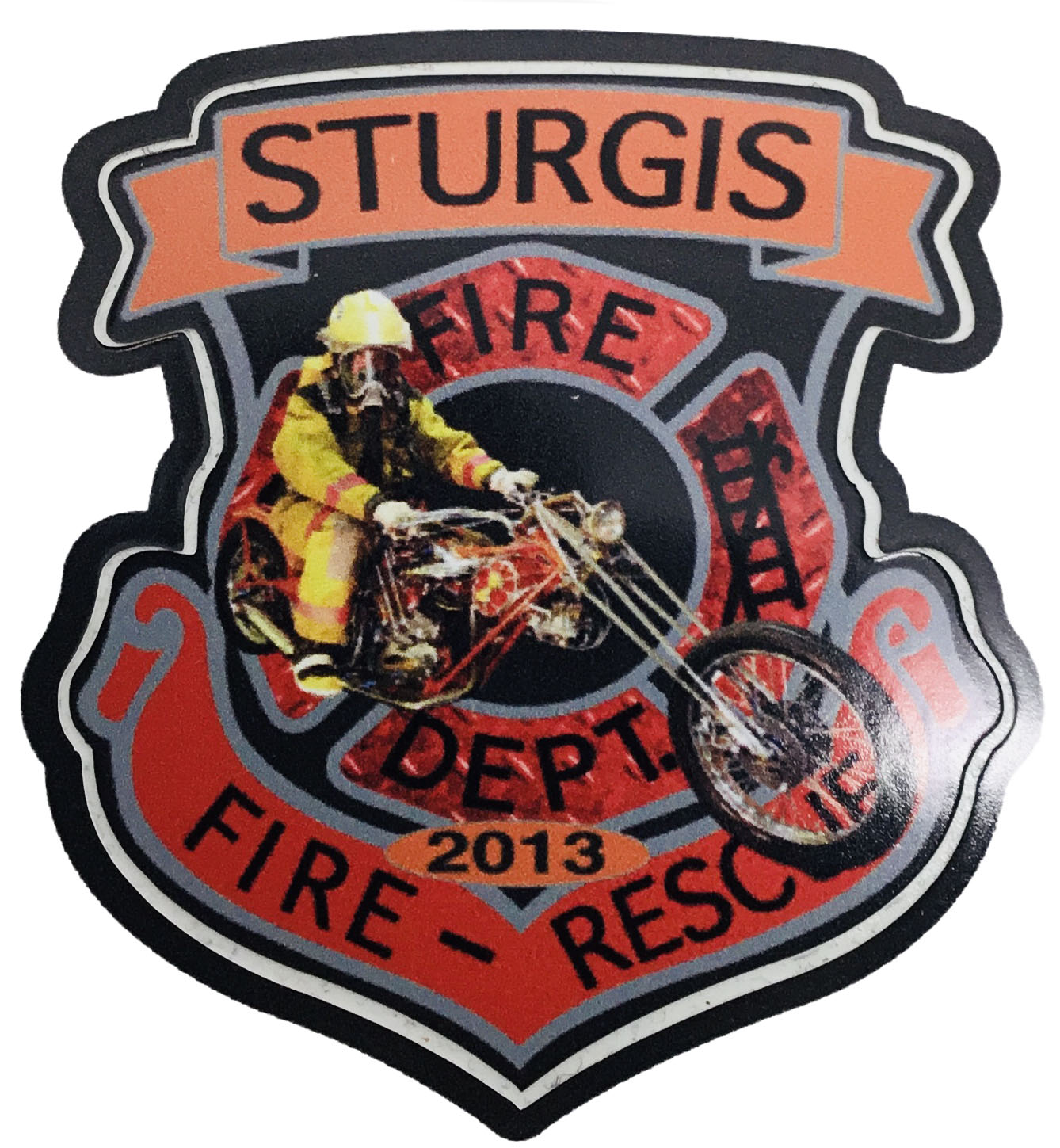 Sturgis Fire Department Sticker - 2013