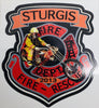 Sturgis Fire Department Sticker - 2013