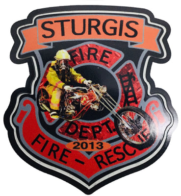Sturgis Fire Department Sticker - 2013