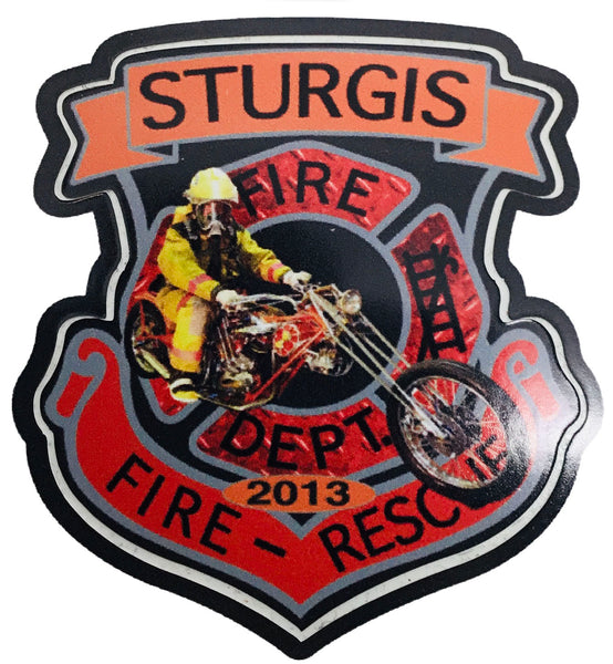 Sturgis Fire Department Sticker - 2013