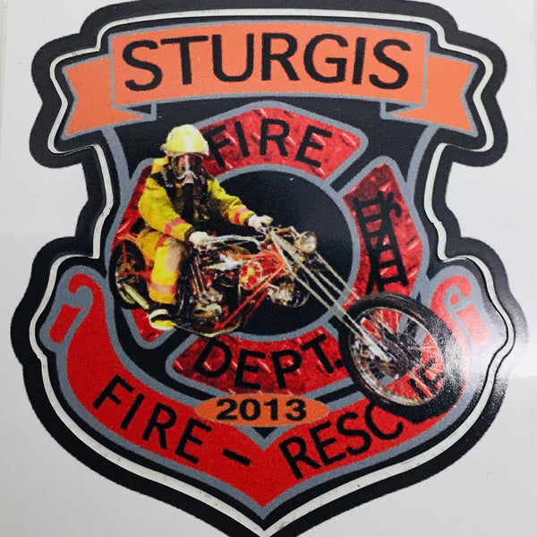 Sturgis Fire Department Sticker - 2013