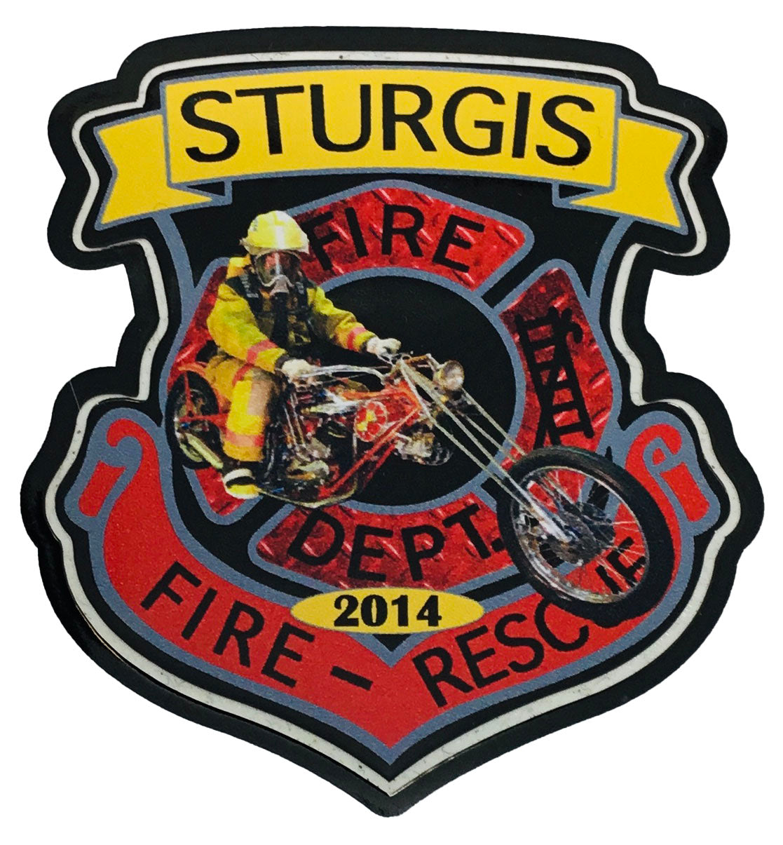 Sturgis Fire Department Sticker - 2014 – Sturgis Tees