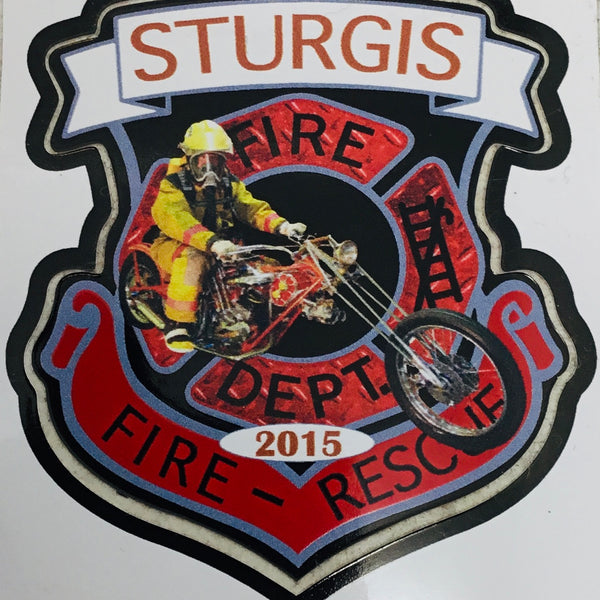Sturgis Fire Department Sticker - 2015