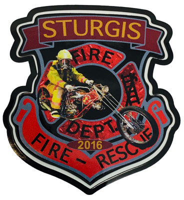 Sturgis Fire Department Sticker - 2016