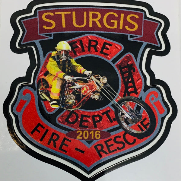Sturgis Fire Department Sticker - 2016