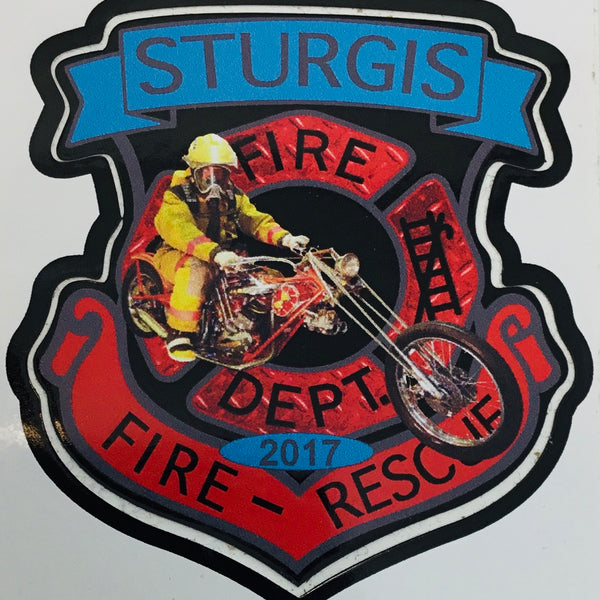 Sturgis Fire Department Sticker - 2017