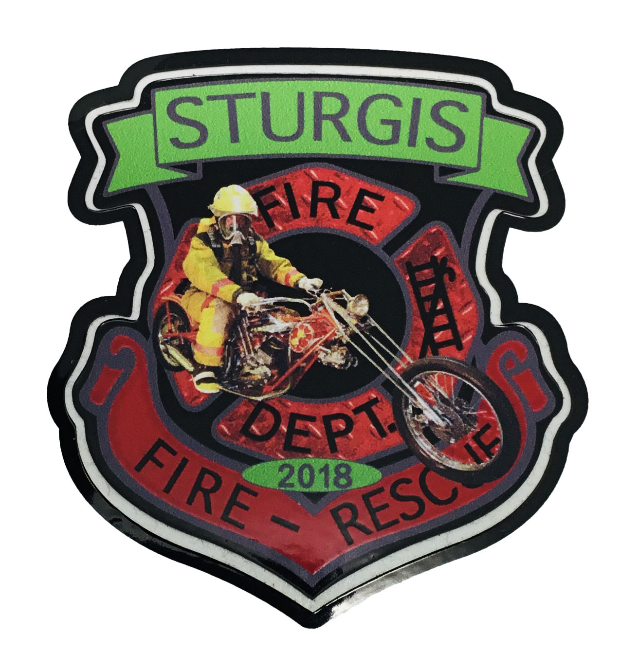 Sturgis Fire Department Sticker - 2018