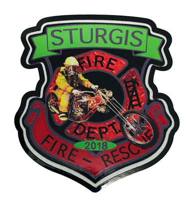 Sturgis Fire Department Sticker - 2018