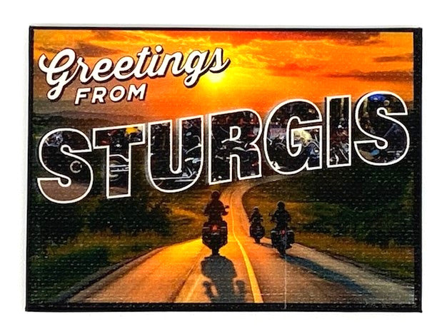 Sturgis Shimmer Sunset Magnet
