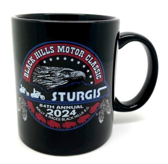 Sturgis Heritage Black C Handle Mug  - 2024