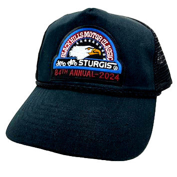 Sturgis Heritage Black Mesh Cap - 2024
