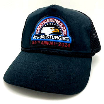 Sturgis Heritage Black Mesh Cap - 2024