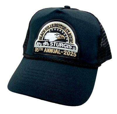 Sturgis Heritage Black Mesh Cap - 2025