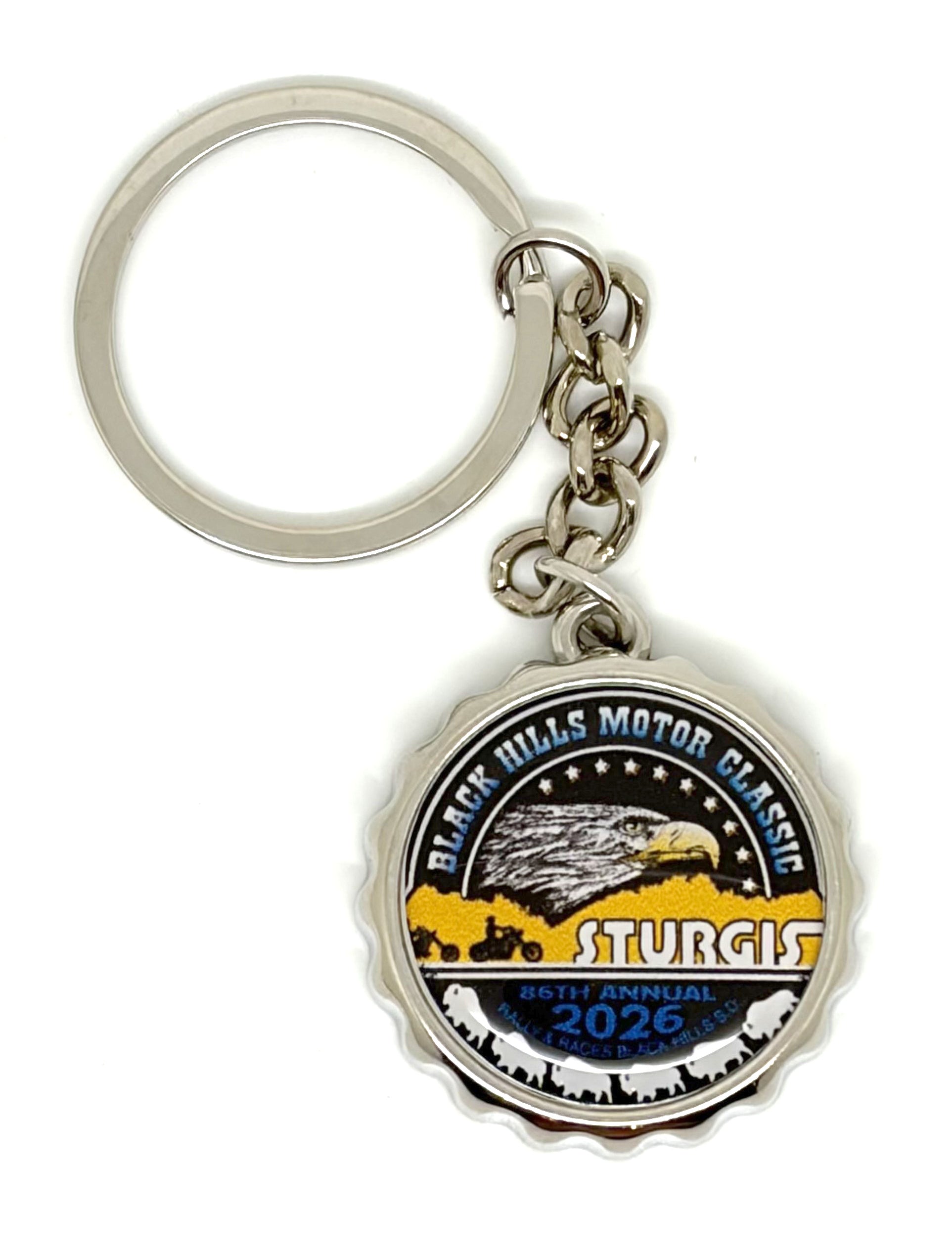 Sturgis Heritage Bottle Opener Keychain - 2026