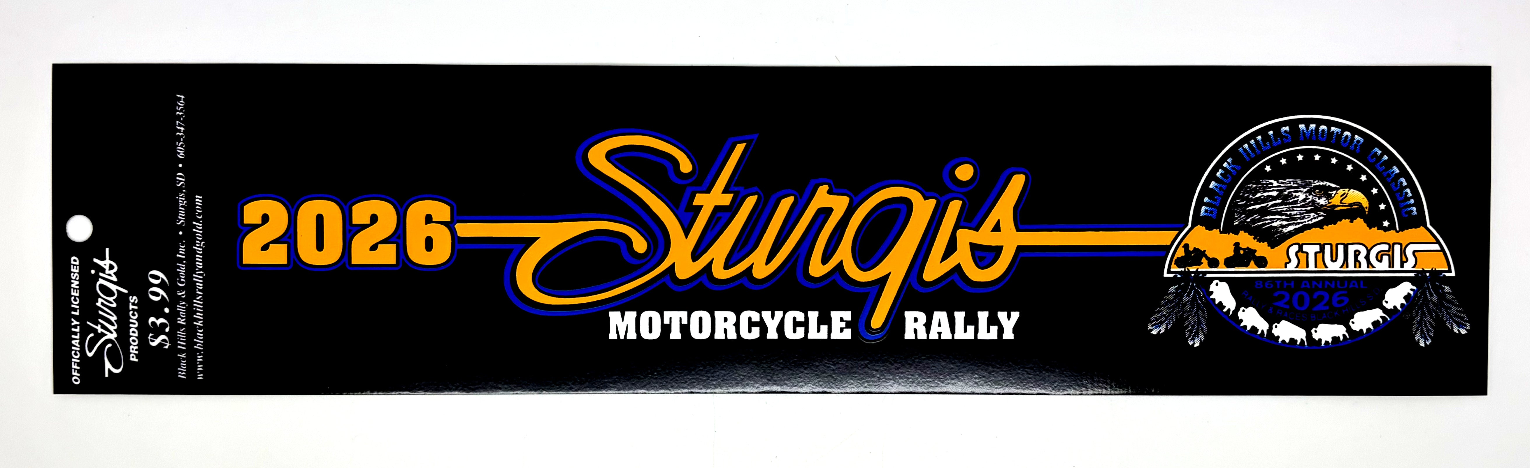 Sturgis Heritage Bumper Sticker - 2026