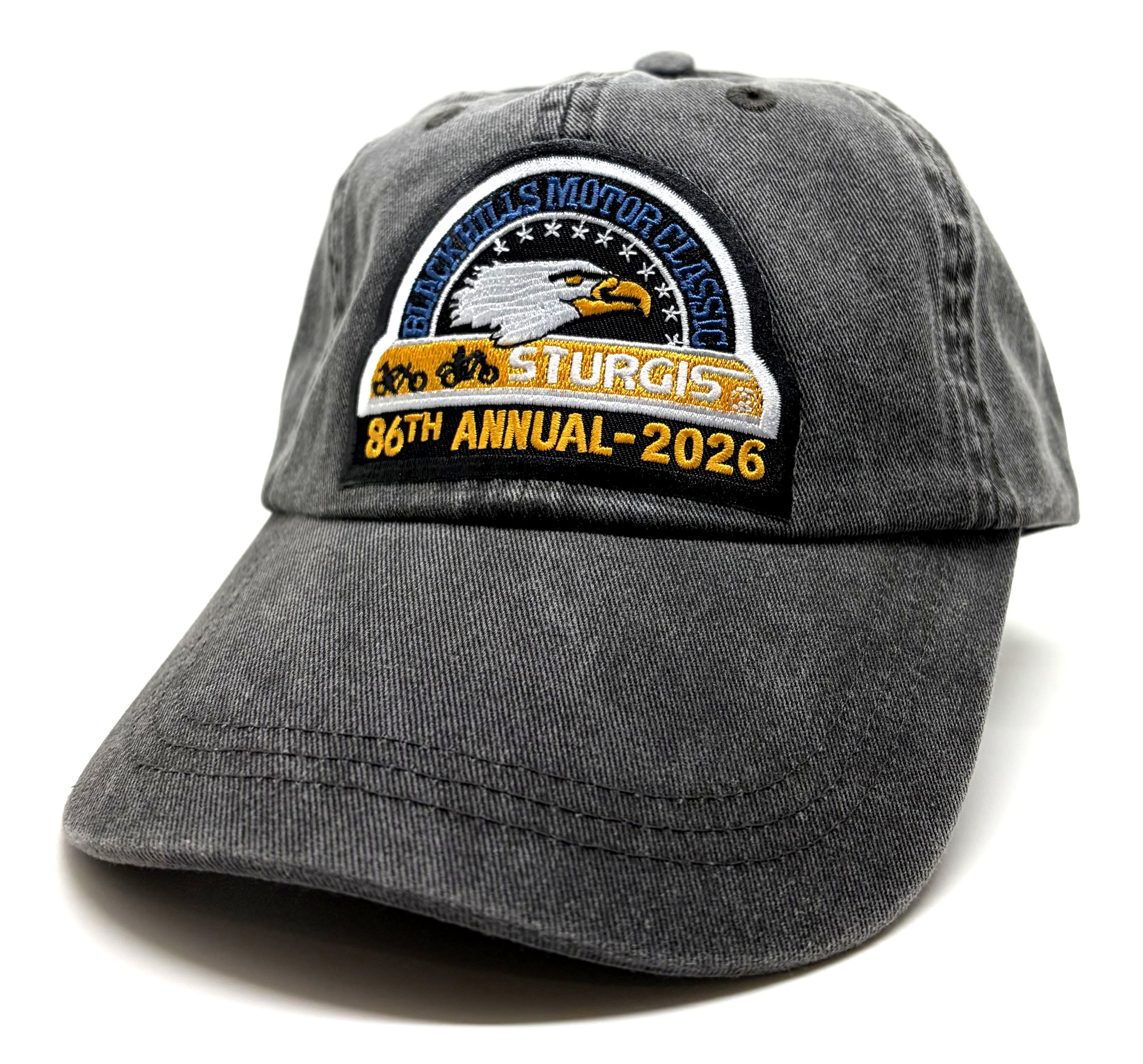 Sturgis Heritage Grey Low Crown Cap - 2026