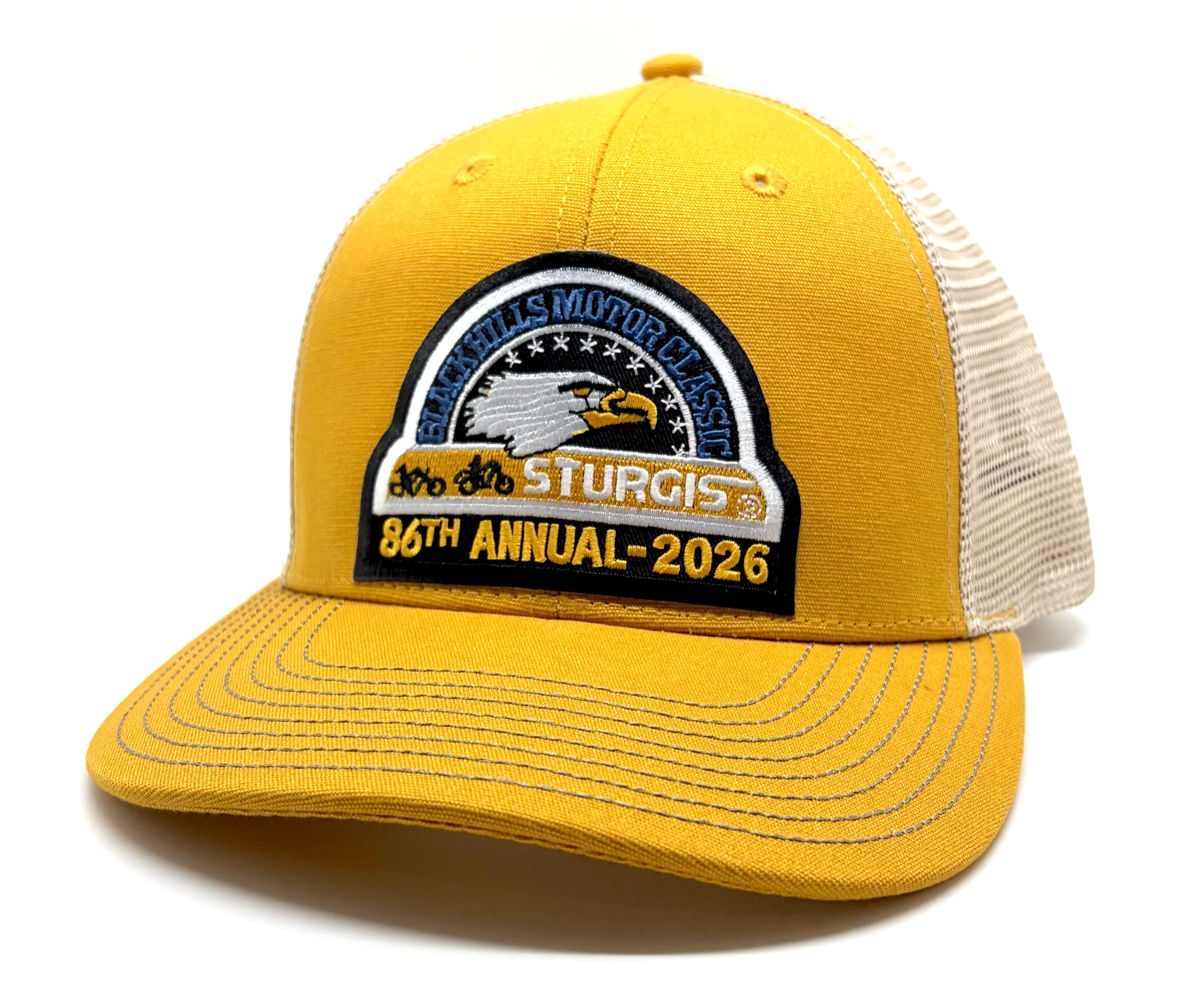 Sturgis Heritage Mustard Tan Mesh Cap - 2026