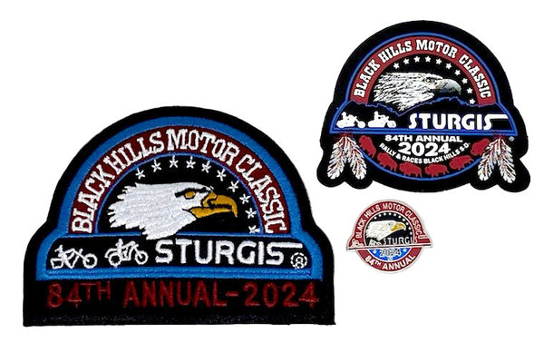 Sturgis Heritage Pin, Patch & Sticker Set - 2024
