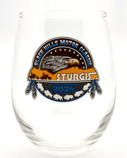 Sturgis Heritage Stemless Wine Glass - 2026