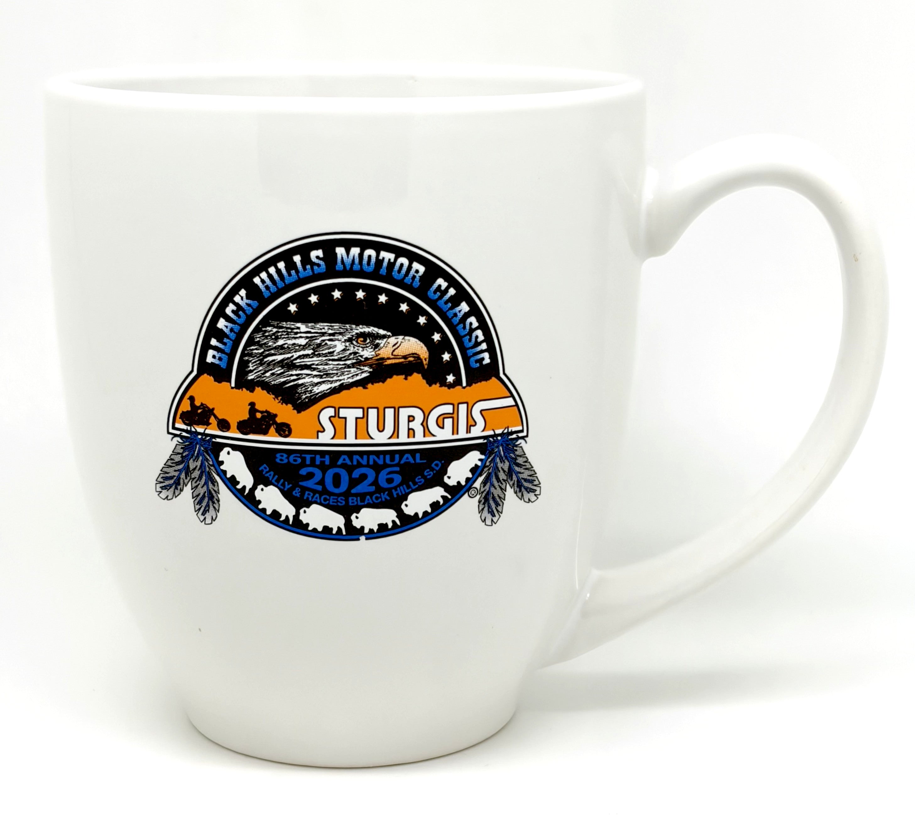 Sturgis Heritage White Bistro Mug - 2026