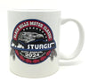 Sturgis Heritage White C Handle Mug - 2024