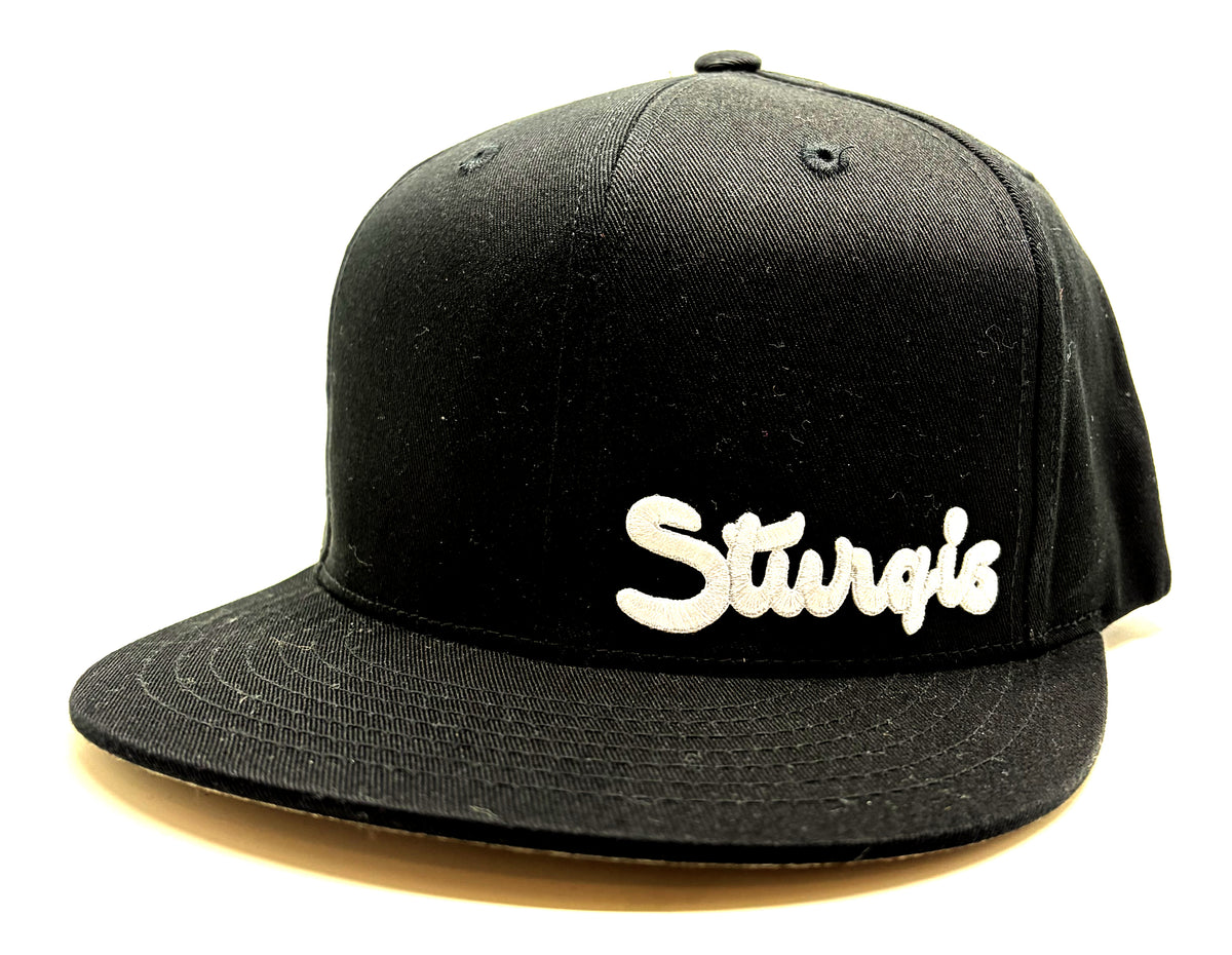 Sturgis Hometown Black Flat Bill Cap