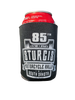 Black can cooler with '85th Sturgis Motorcycle Rally' text