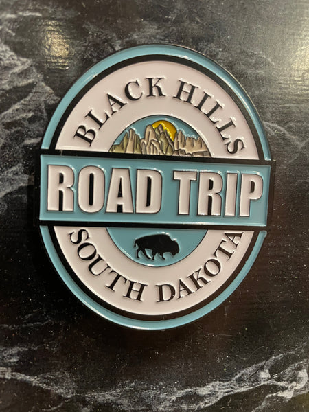 Black Hills Road Trip Magnet - Blue